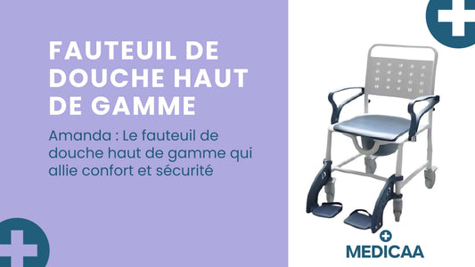 Amanda : Le fauteuil de douche haut de gamme qui allie confort et sécurité