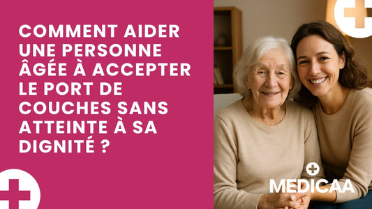 Comment aider une personne âgée à accepter le port de couches sans atteinte à sa dignité ?