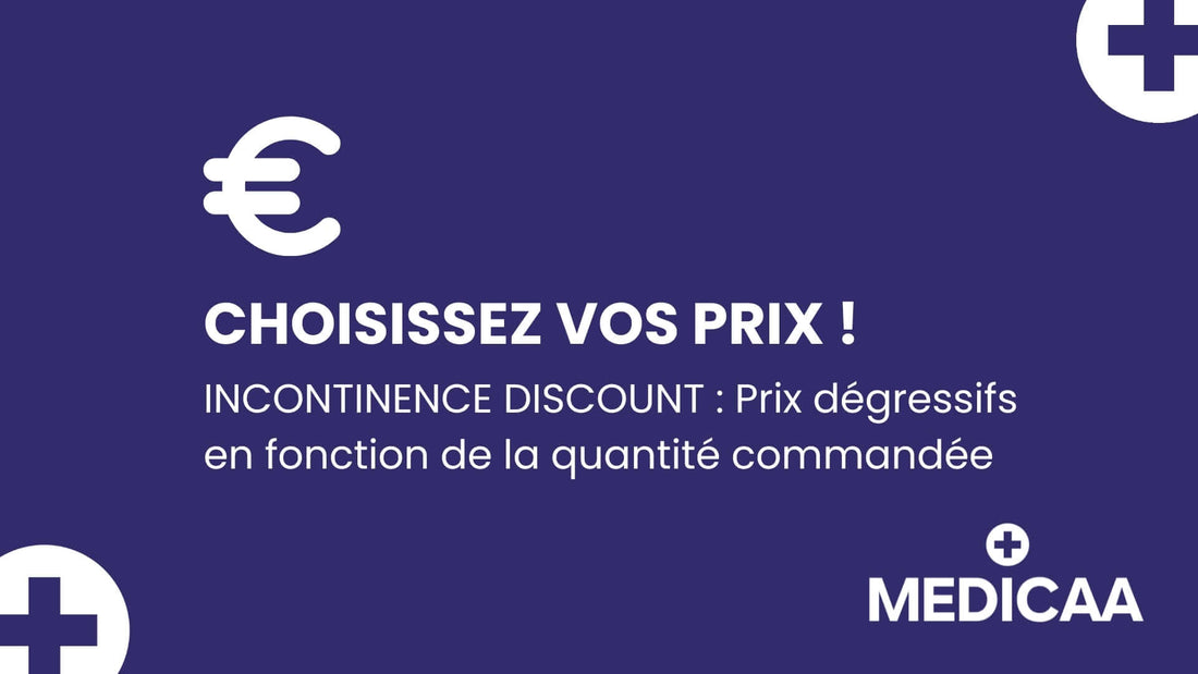 Incontinence Incoeco : Choisissez votre prix ! Couches adultes à prix discount sur Medicaa.fr 💰