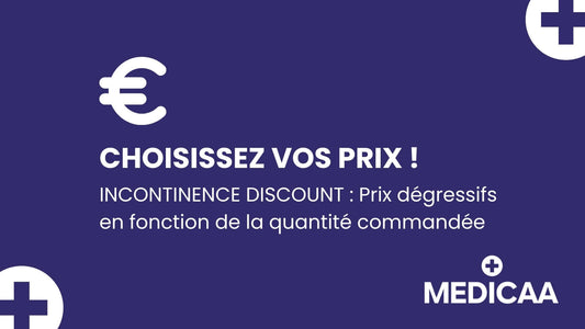 Incontinence Incoeco : Choisissez votre prix ! Couches adultes à prix discount sur Medicaa.fr 💰