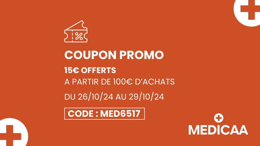 🎉 Profitez de 15€ de réduction chez Medicaa ! 🎉