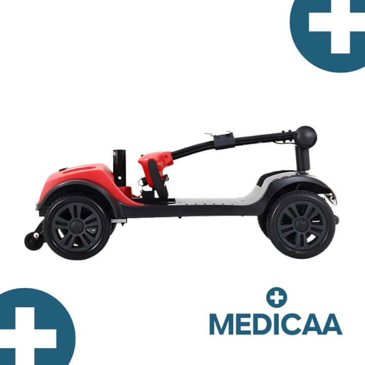 Medicaa scooter electrique 4 roues seniors personne agees Adrien demontage pliage