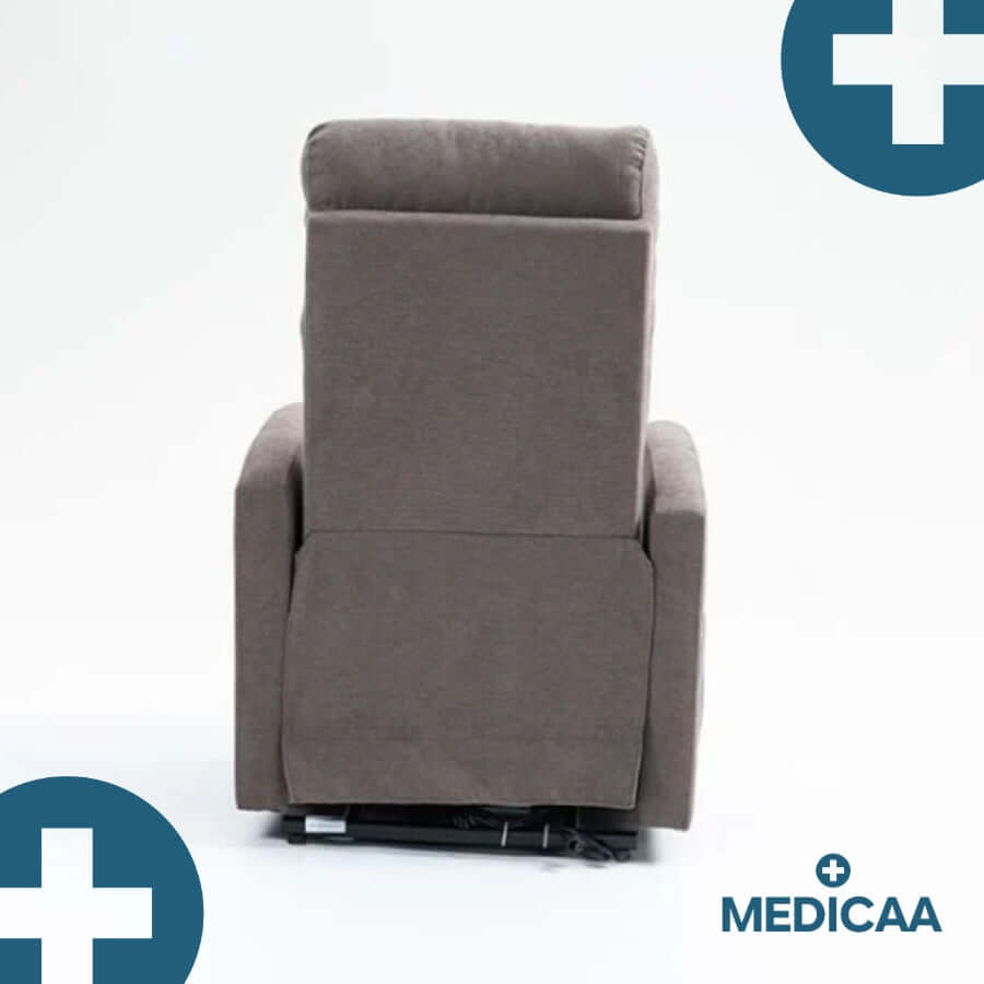 Medicaa fauteuil releveur 1 moteur robert gris souris arriere