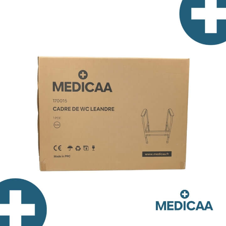 Medicaa cadre de toilette wc personne agée carton