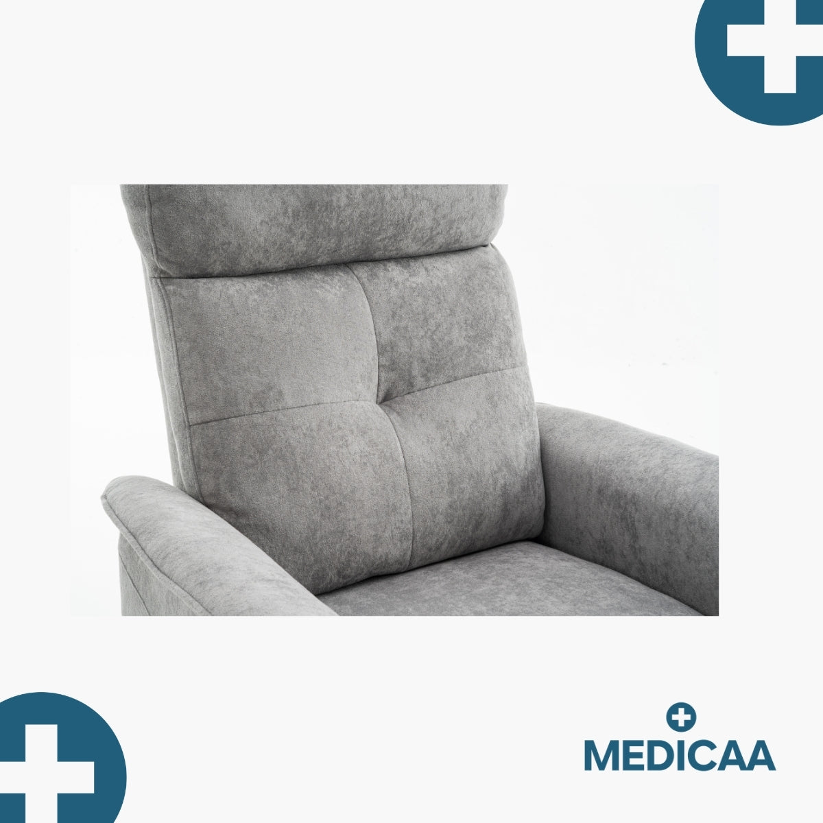 Medicaa fauteuil releveur 1 moteur eco modele albert coloris gris fonce marque tranquille emile