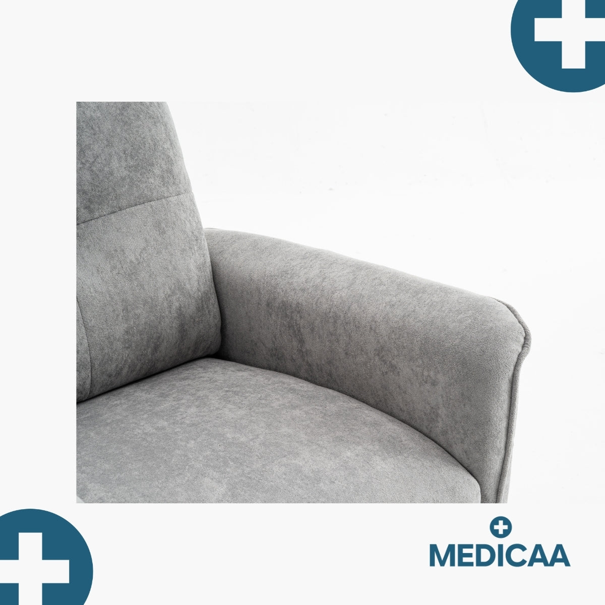 Medicaa fauteuil releveur 1 moteur eco modele albert coloris gris fonce marque tranquille emile