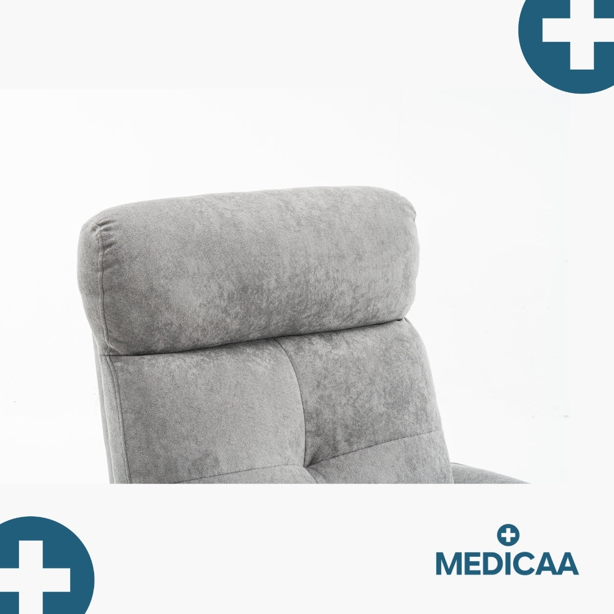 Medicaa fauteuil releveur 2 moteurs gamme eco model lucien coloris gris fonce marque tranquille emile