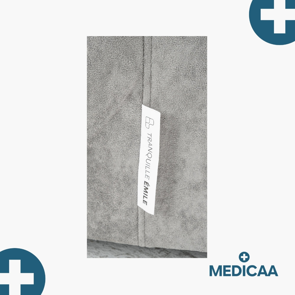 Medicaa fauteuil releveur 2 moteurs gamme eco model lucien coloris gris fonce marque tranquille emile
