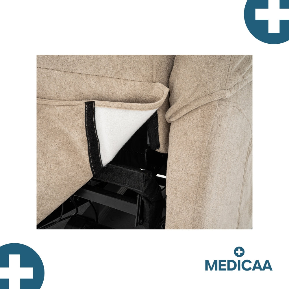 Fauteuil Releveur Premium - 2 Moteurs - Beige - Modèle Fernand - Tranquille Émile