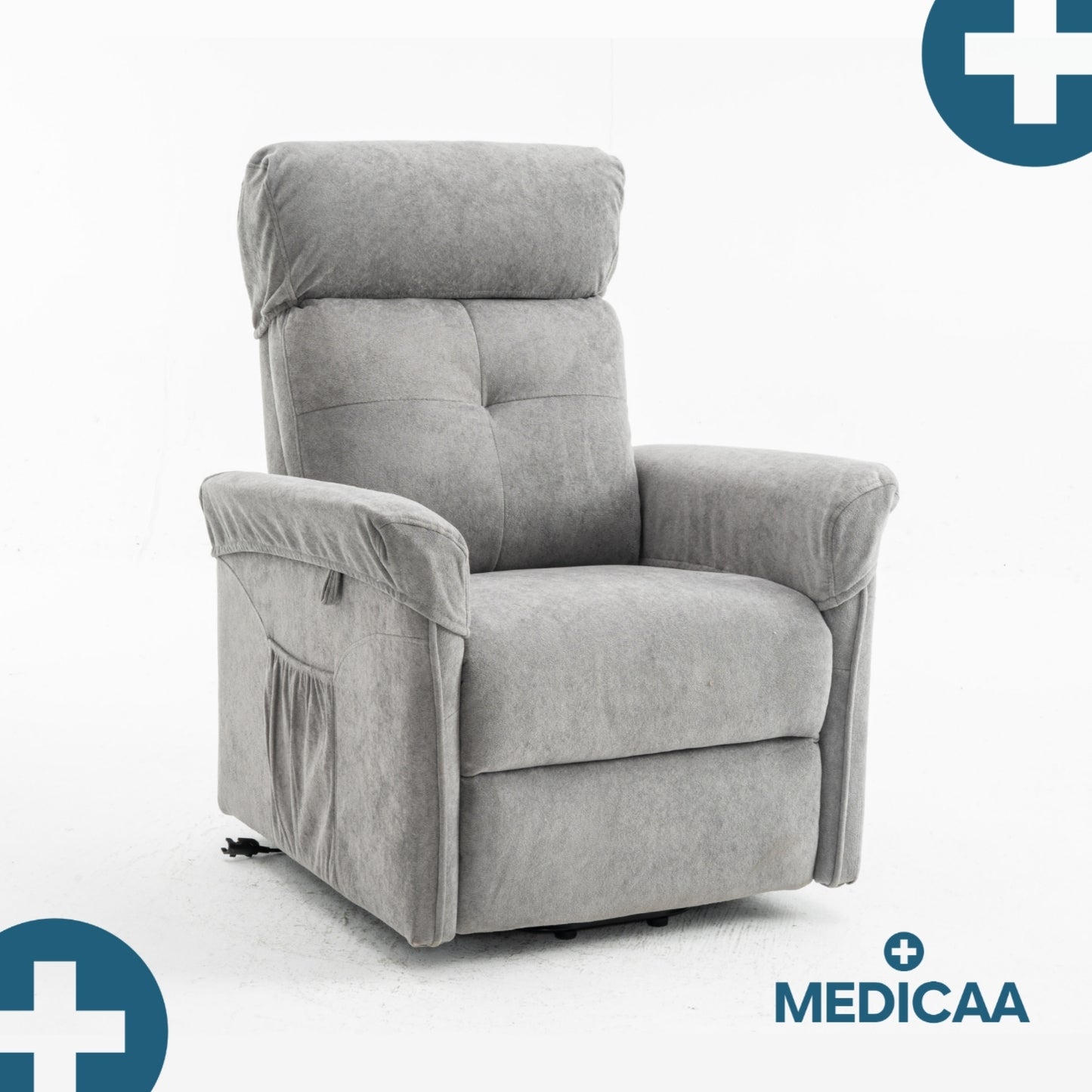 Fauteuil Releveur Premium - 2 Moteurs - Gris Foncé - Modèle Fernand - Tranquille Émile