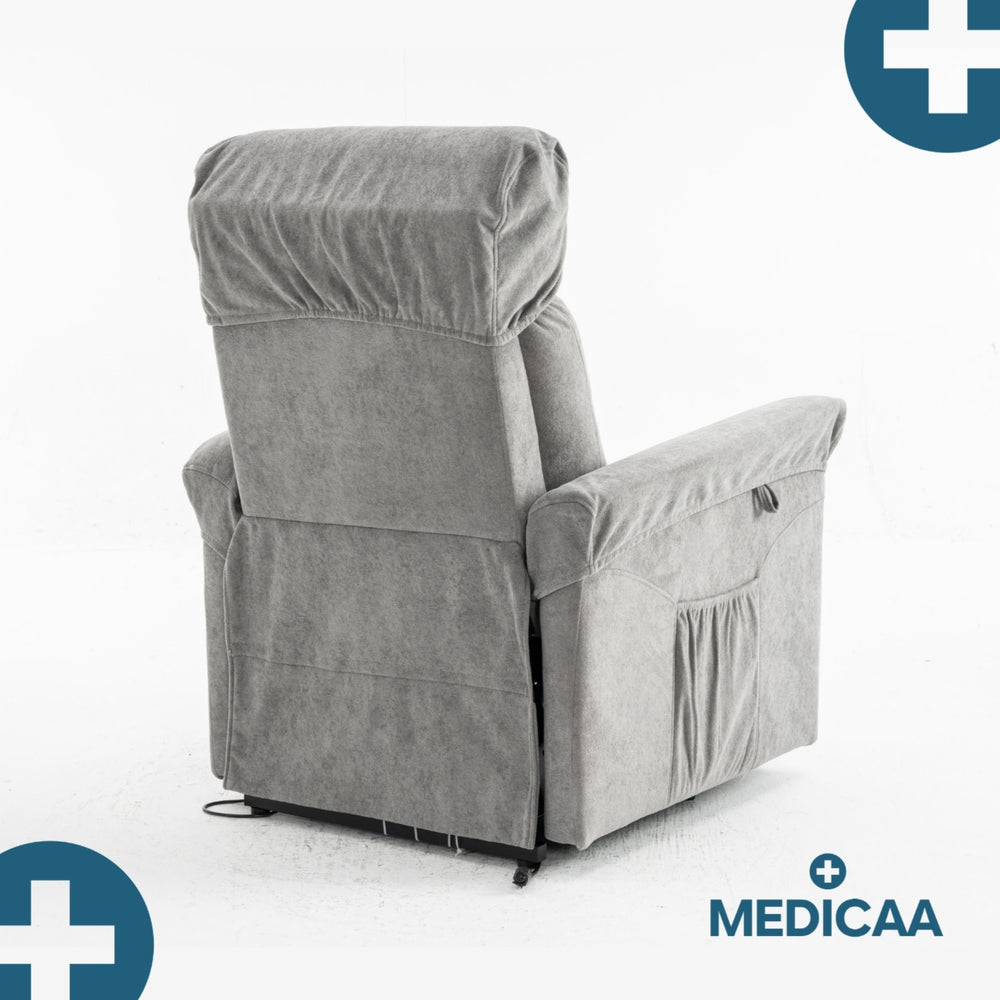 Fauteuil Releveur Premium - 2 Moteurs - Gris Foncé - Modèle Fernand - Tranquille Émile