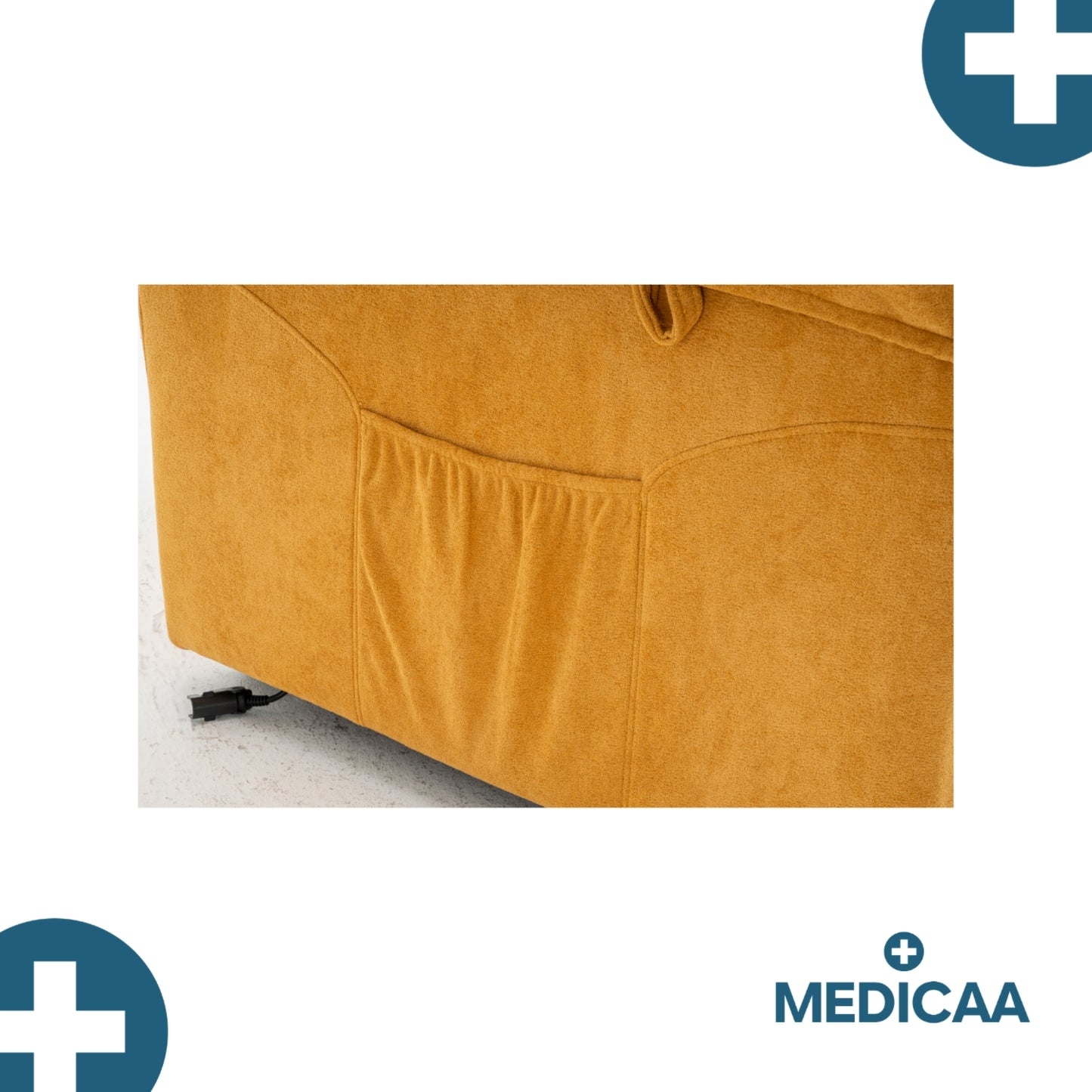 Fauteuil Releveur Premium - 2 Moteurs - Jaune - Modèle Fernand - Tranquille Émile