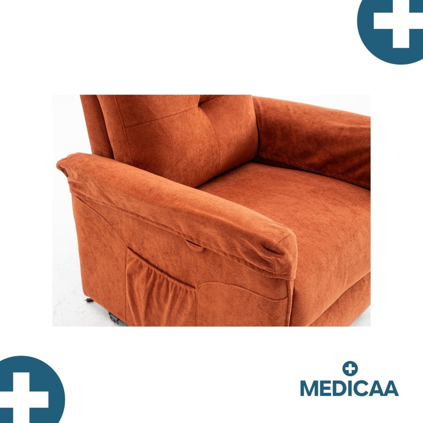 Fauteuil Releveur Premium - 2 Moteurs - Rouge - Modèle Fernand - Tranquille Émile