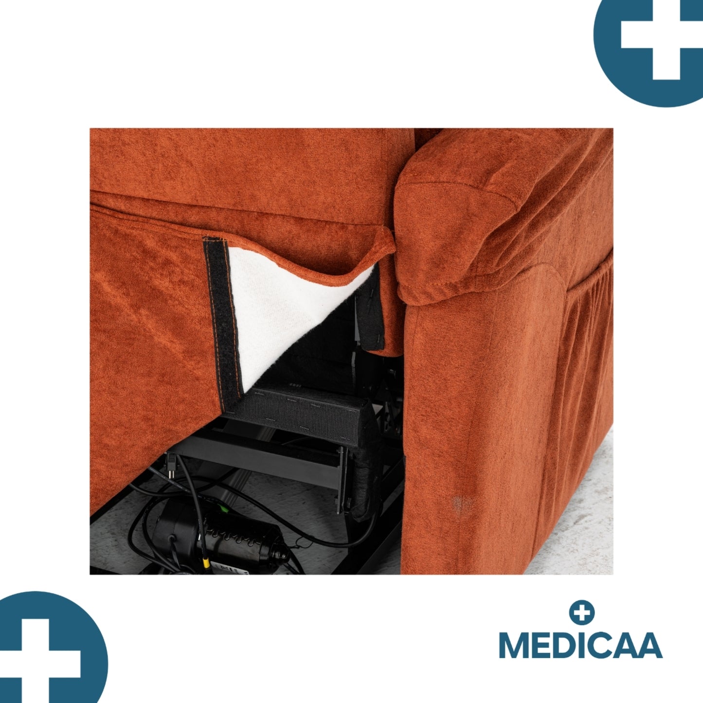 Fauteuil Releveur Premium - 2 Moteurs - Rouge - Modèle Fernand - Tranquille Émile