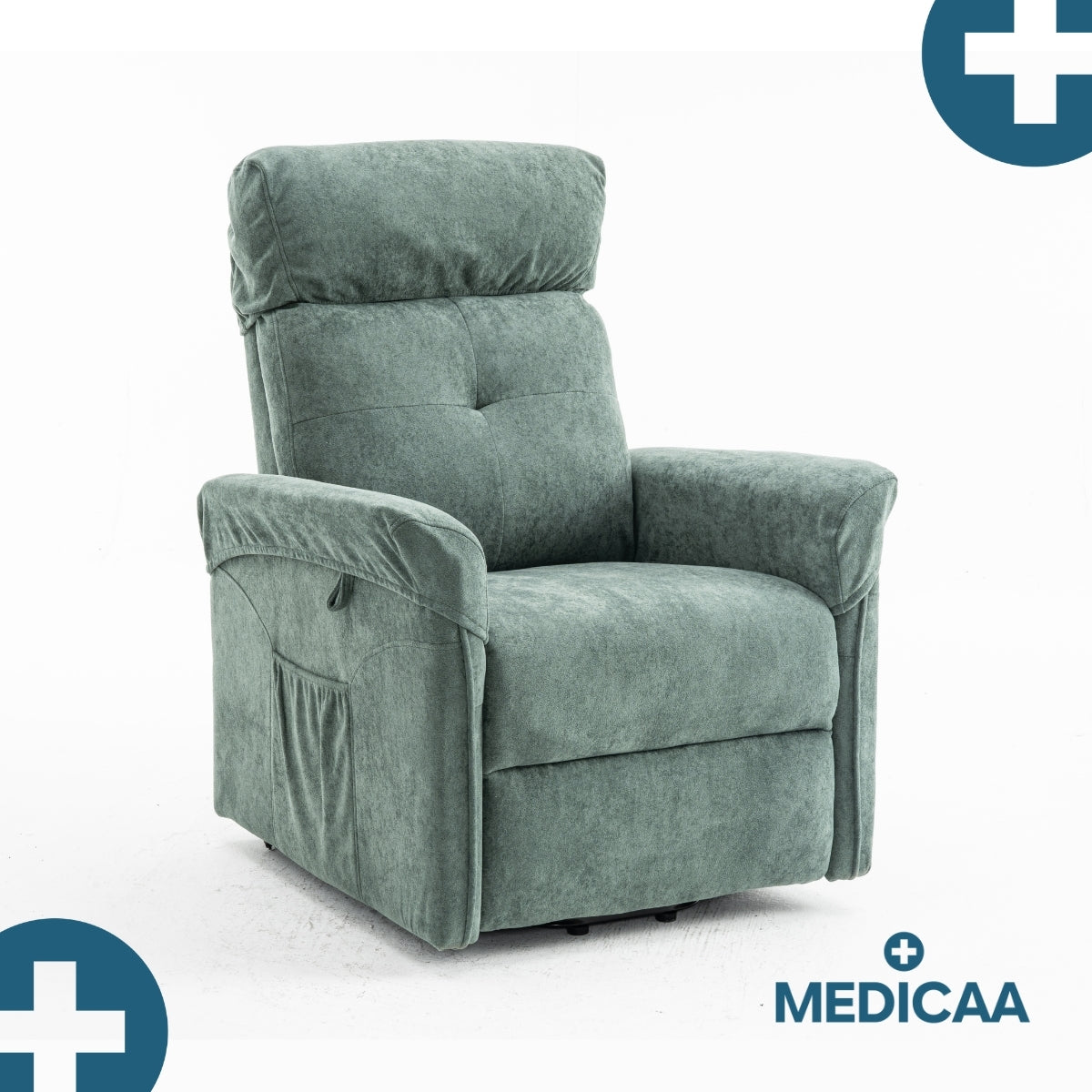 Fauteuil Releveur Premium - 2 Moteurs - Vert - Modèle Fernand - Tranquille Émile