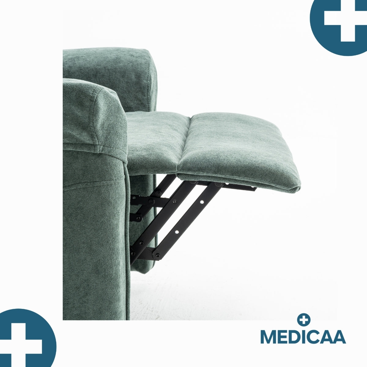 Fauteuil Releveur Premium - 2 Moteurs - Vert - Modèle Fernand - Tranquille Émile