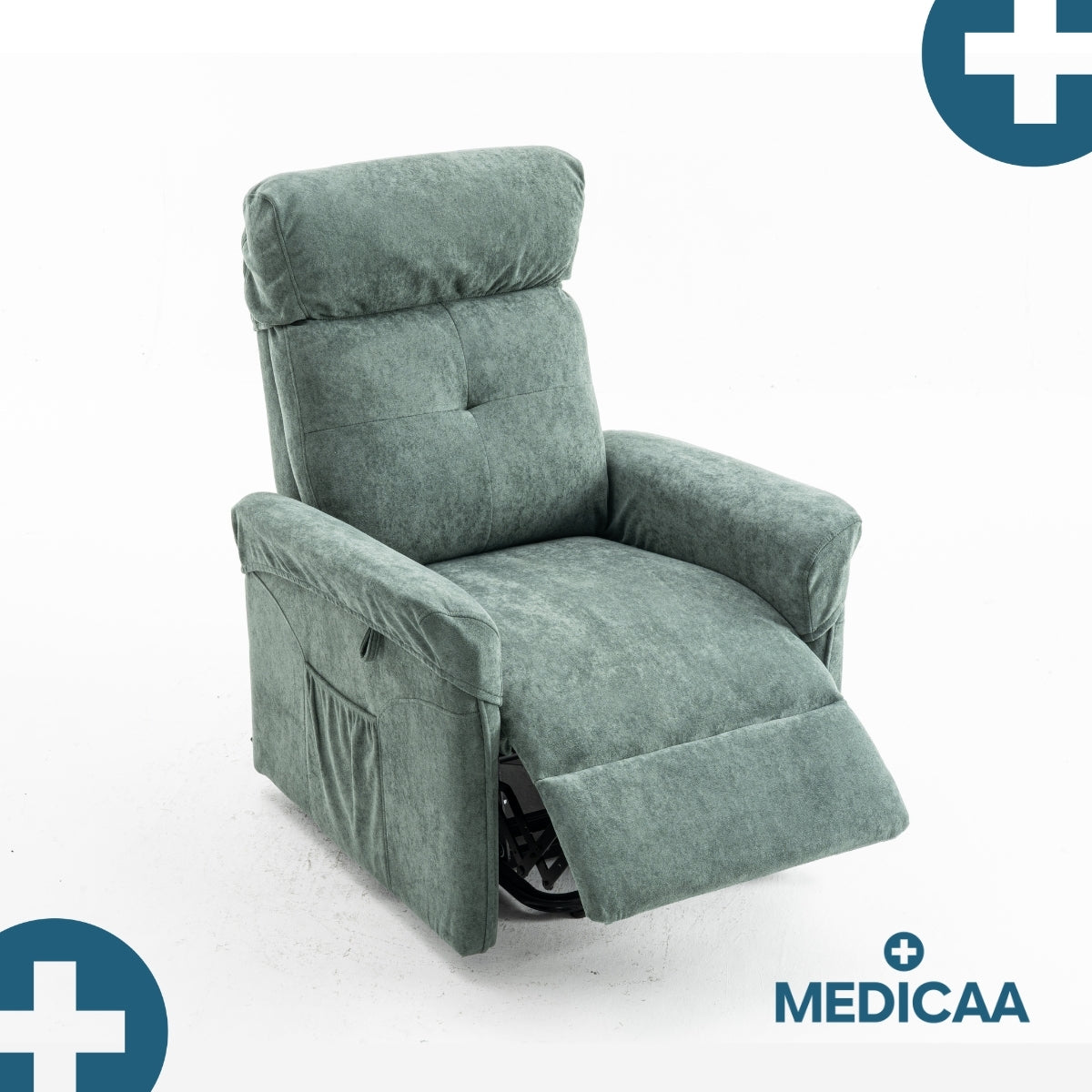 Fauteuil Releveur Premium - 2 Moteurs - Vert - Modèle Fernand - Tranquille Émile