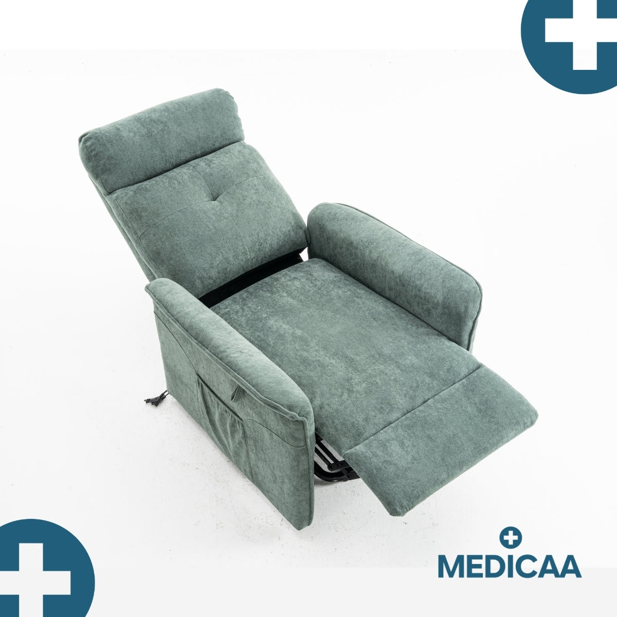 Fauteuil Releveur Premium - 2 Moteurs - Vert - Modèle Fernand - Tranquille Émile