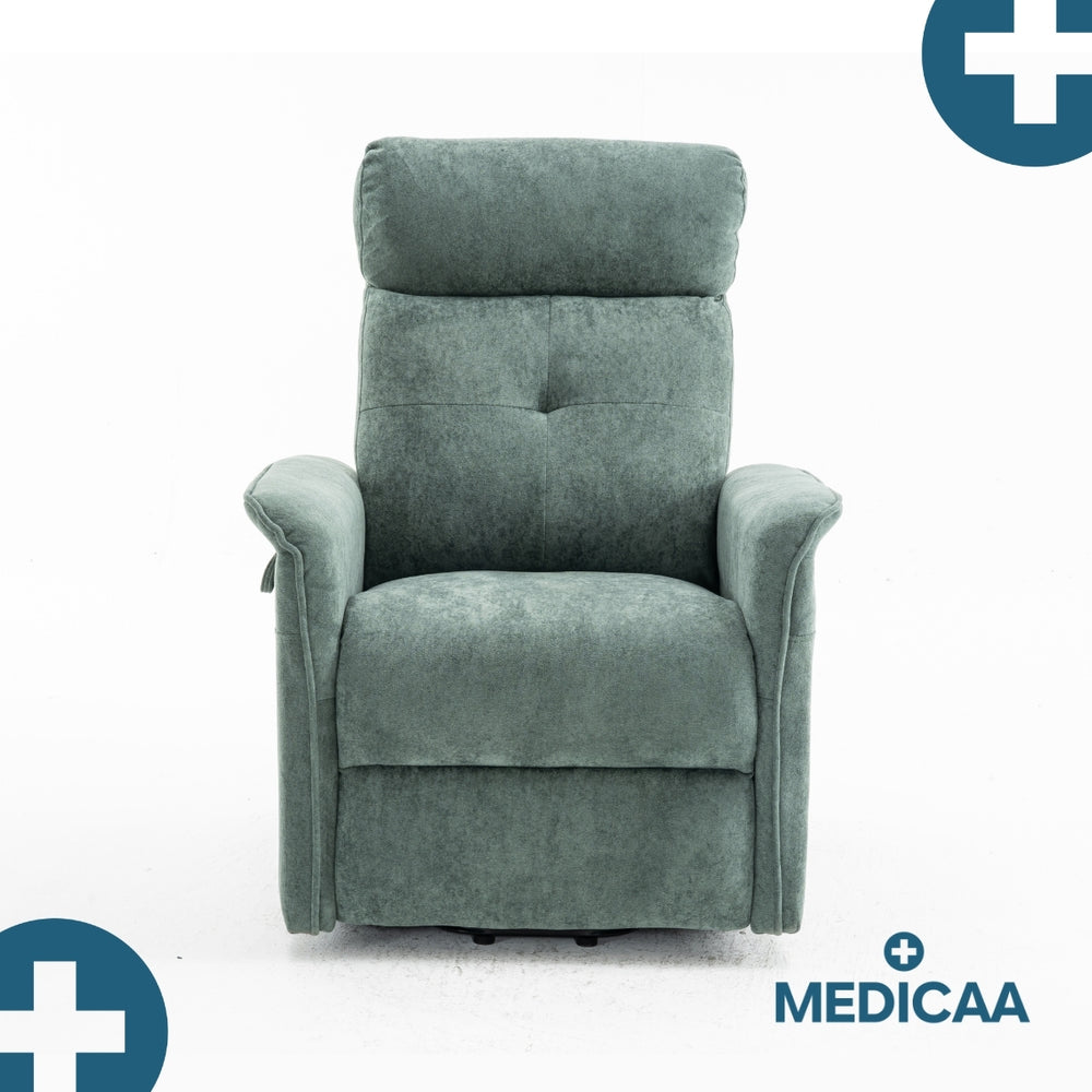 Fauteuil Releveur Premium - 2 Moteurs - Vert - Modèle Fernand - Tranquille Émile