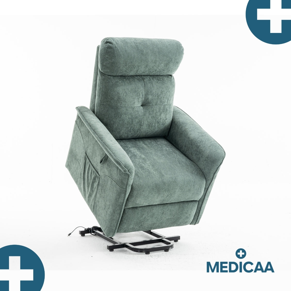 Fauteuil Releveur Premium - 2 Moteurs - Vert - Modèle Fernand - Tranquille Émile