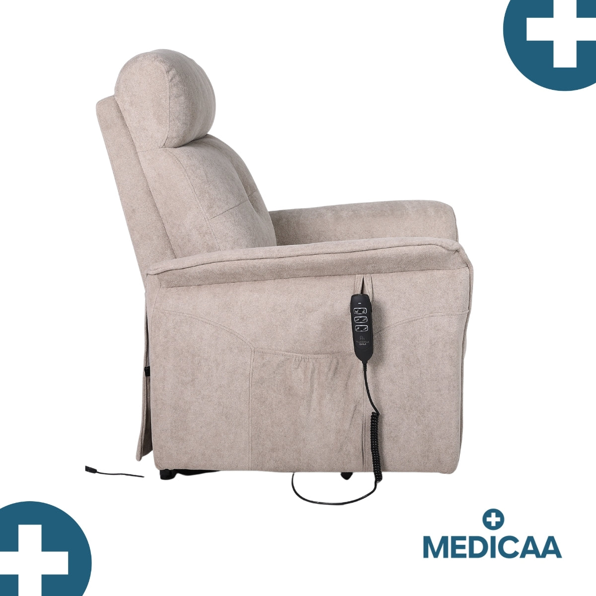Fauteuil Releveur Premium - 2 Moteurs - Beige - Modèle Fernand - Tranquille Émile