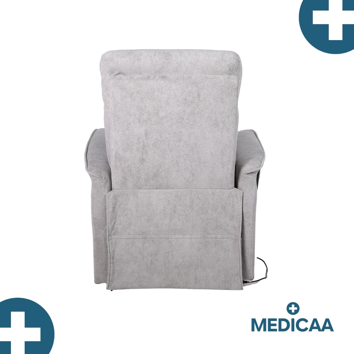 Fauteuil Releveur Premium - 3 Moteurs - Gris Clair - Modèle Eugène - Tranquille Émile