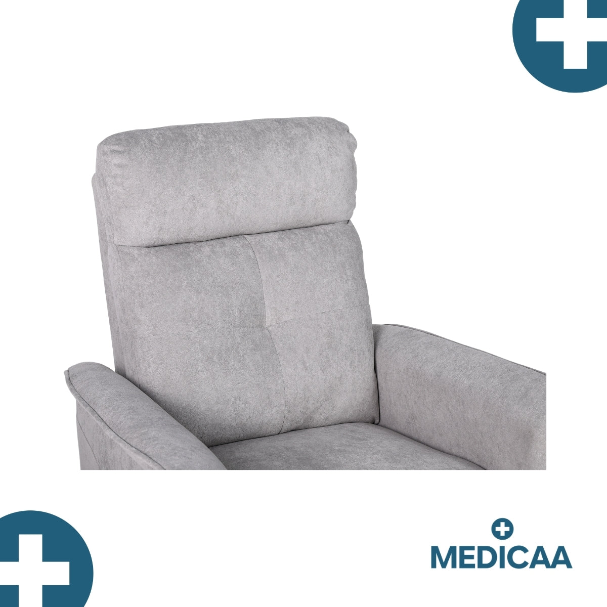 Fauteuil Releveur Premium - 3 Moteurs - Gris Clair - Modèle Eugène - Tranquille Émile