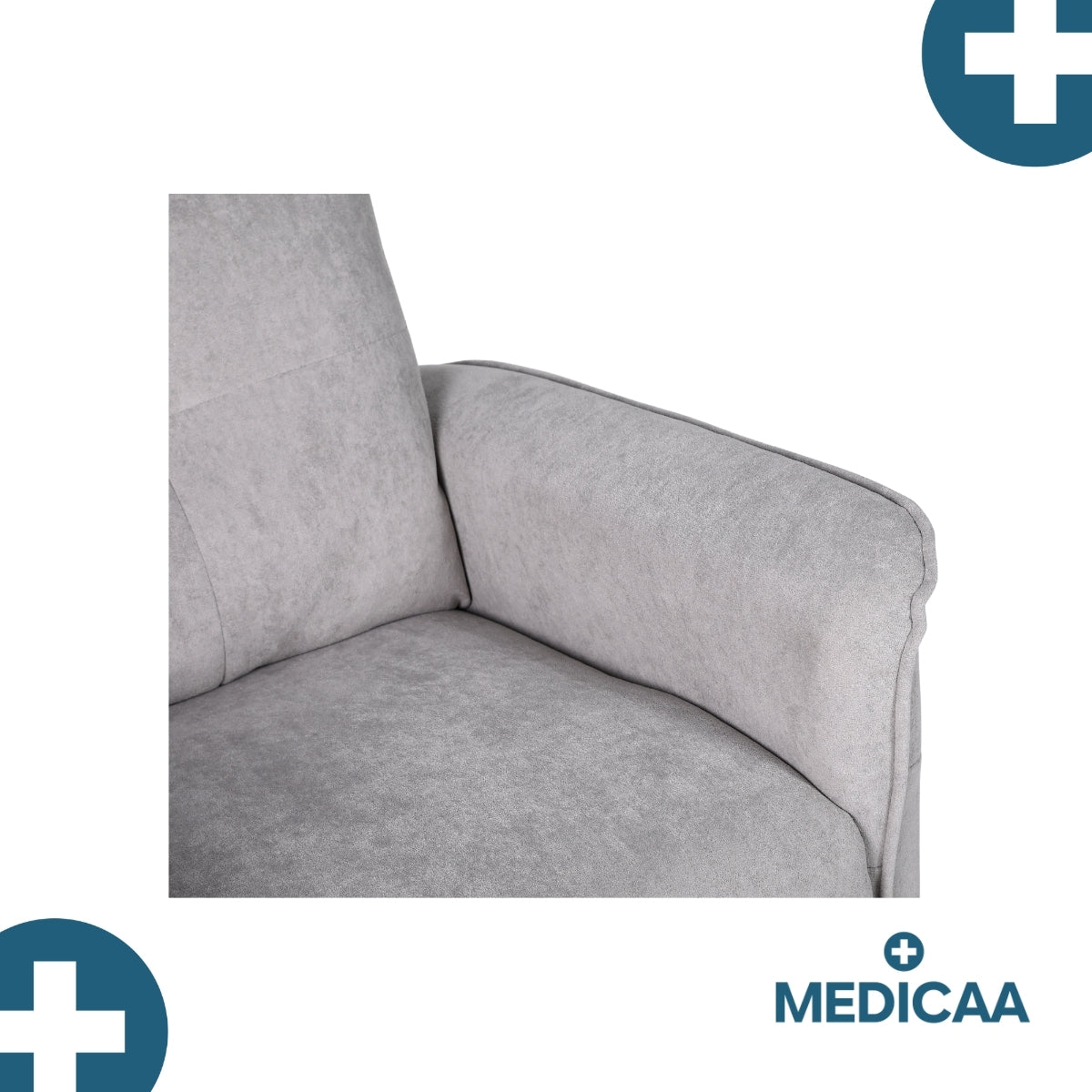 Fauteuil Releveur Premium - 3 Moteurs - Gris Clair - Modèle Eugène - Tranquille Émile