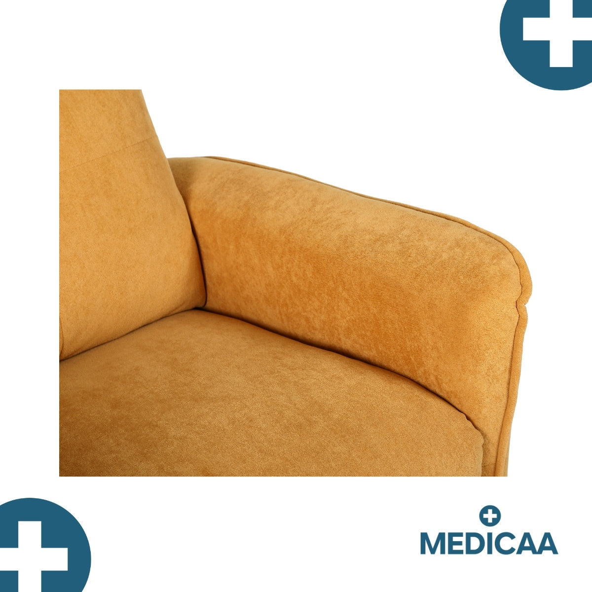 Fauteuil Releveur Premium - 1 Moteur - Jaune - Modèle Anatole - Tranquille Émile