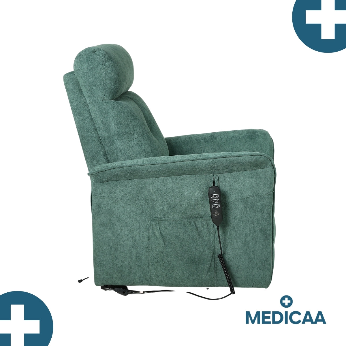 Fauteuil Releveur Premium - 2 Moteurs - Vert - Modèle Fernand - Tranquille Émile