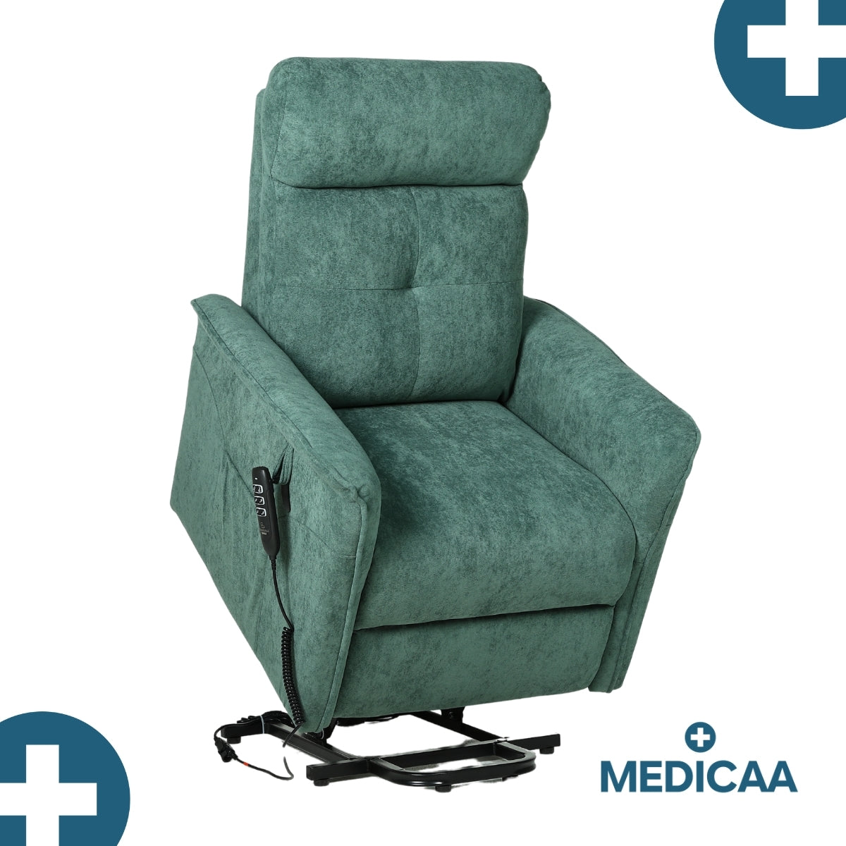 Fauteuil Releveur Premium - 2 Moteurs - Vert - Modèle Fernand - Tranquille Émile