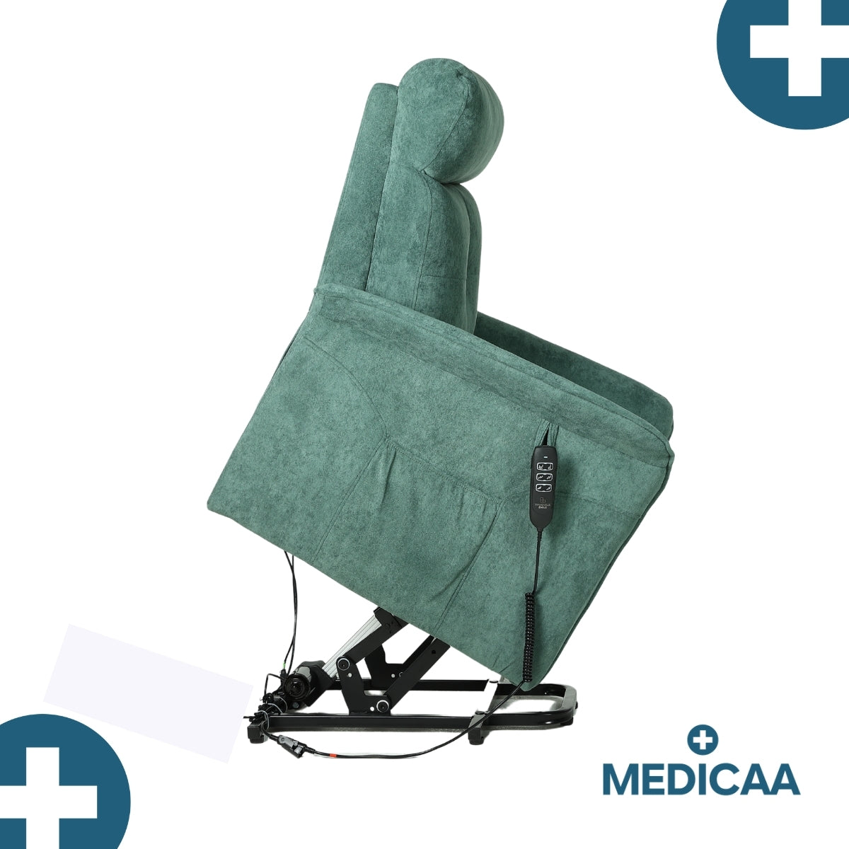 Fauteuil Releveur Premium - 2 Moteurs - Vert - Modèle Fernand - Tranquille Émile