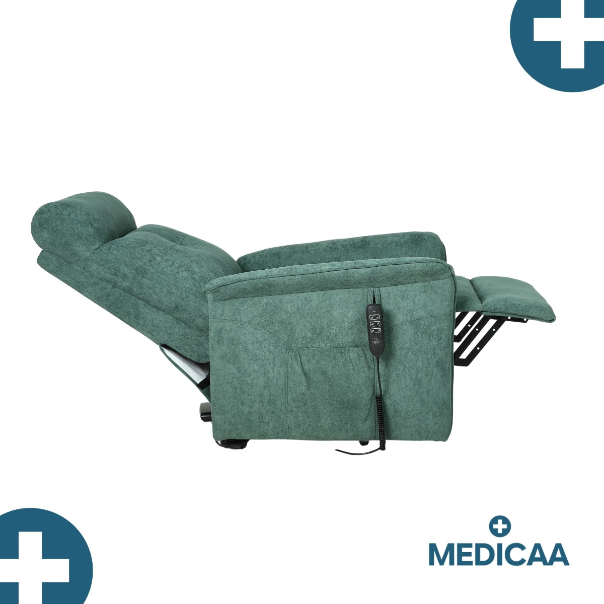 Fauteuil Releveur Premium - 2 Moteurs - Vert - Modèle Fernand - Tranquille Émile