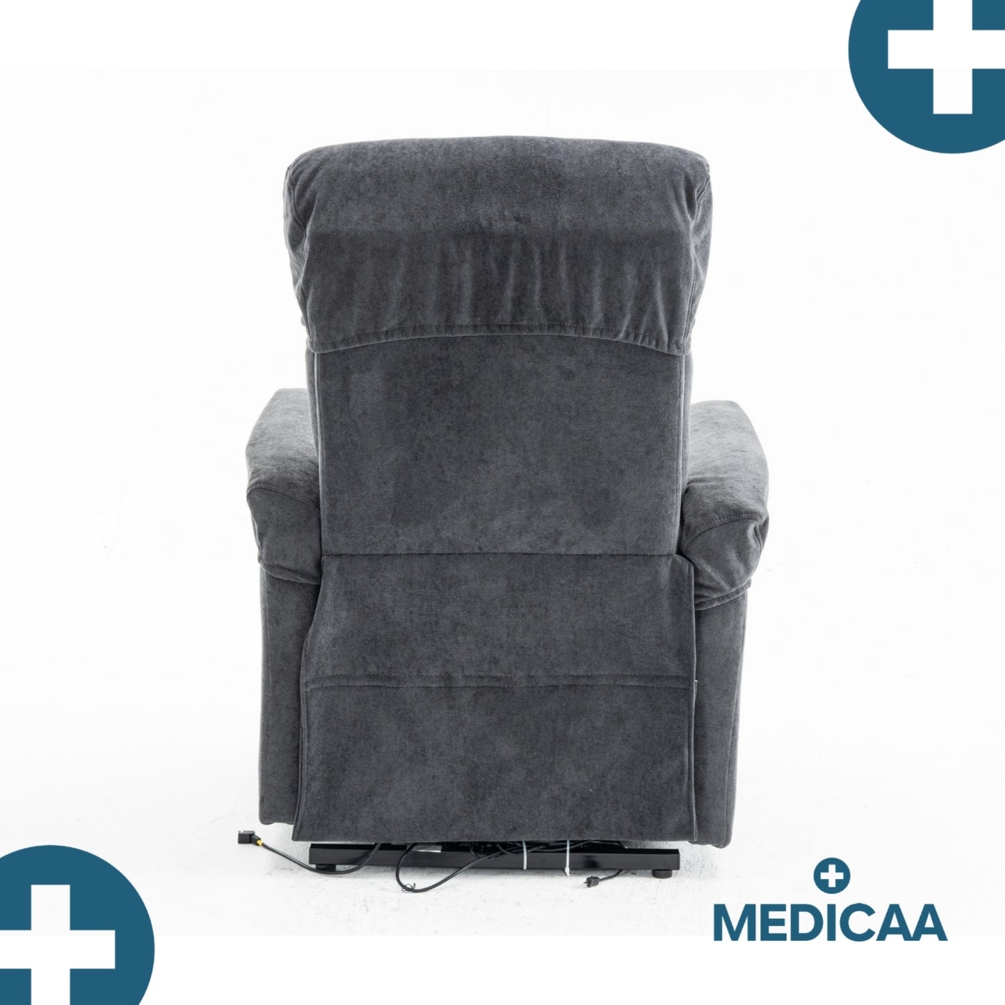 Medicaa fauteuil releveur 3 moteurs premium modele Eugene coloris Anthracite de marque Tranquille Emile