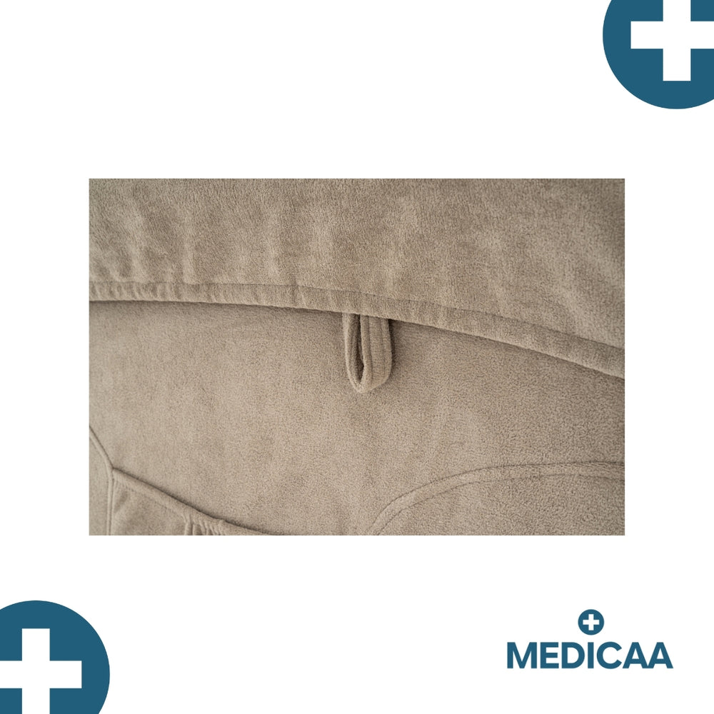 Medicaa fauteuil releveur 3 moteurs gamme premium modele eugene coloris beige marque tranquille emile