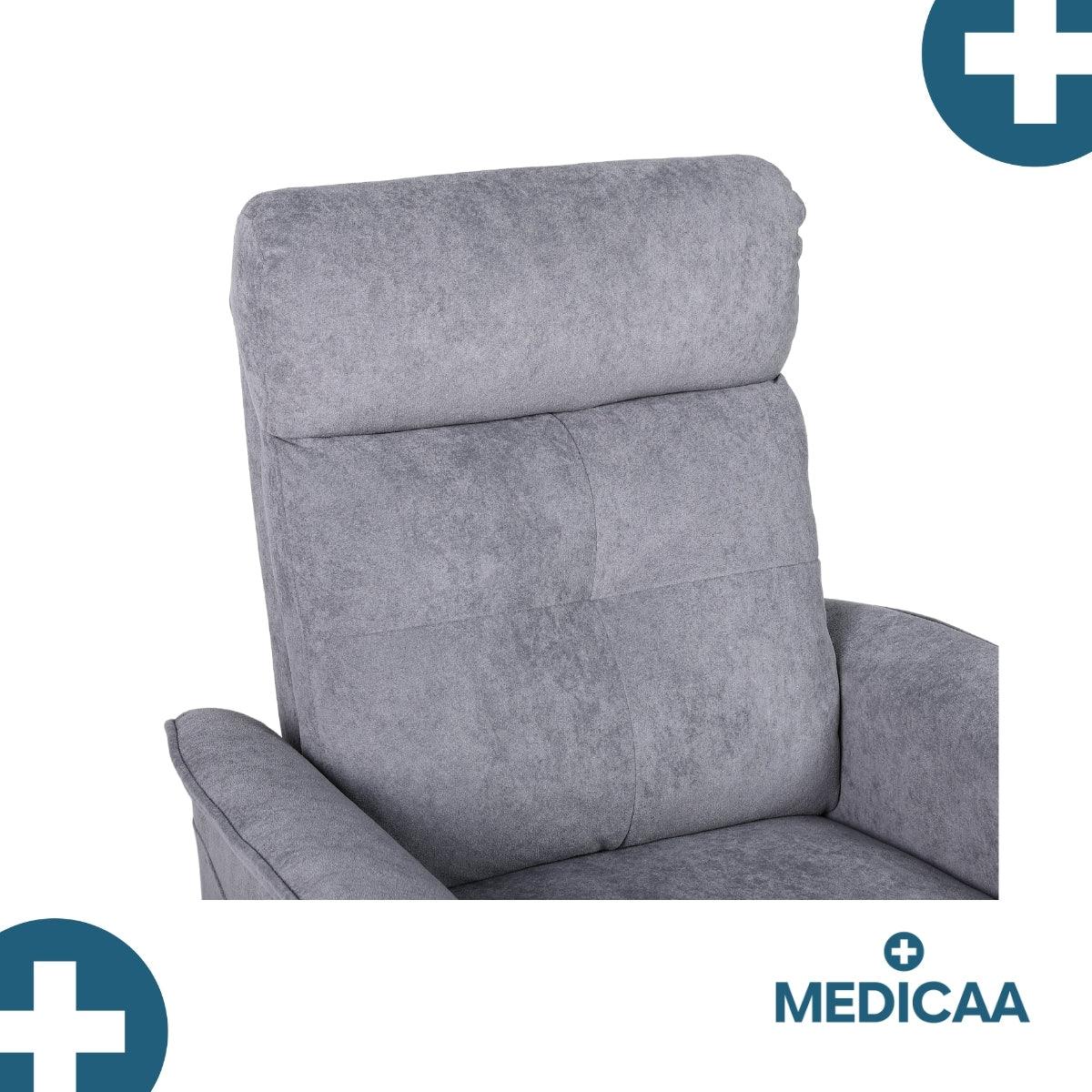 Fauteuil Releveur Premium - 3 Moteurs - Gris Foncé - Modèle Eugène - Tranquille Émile