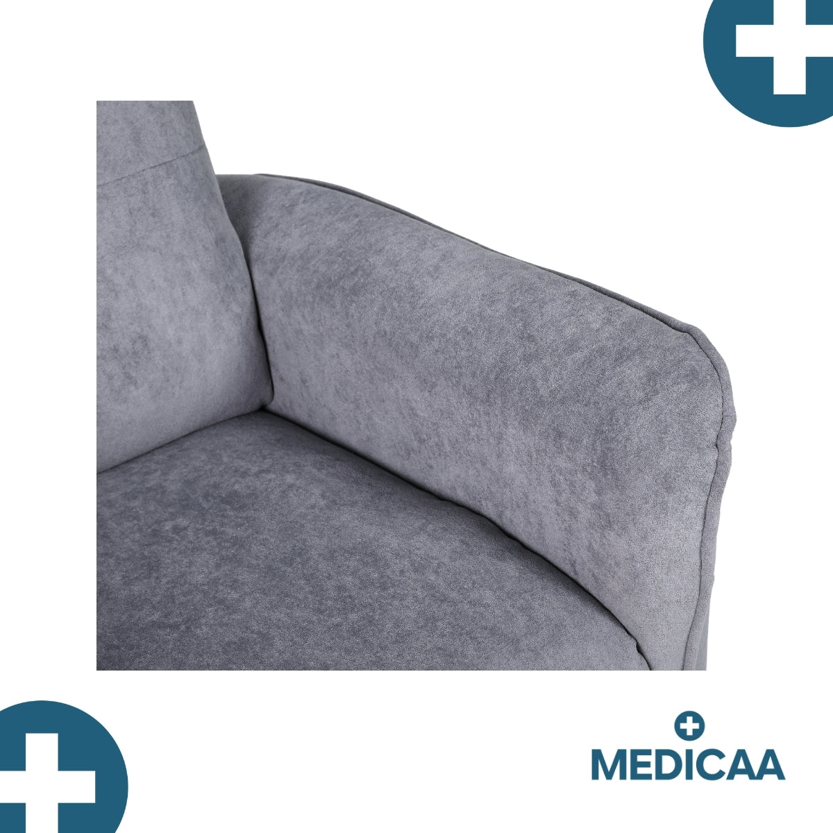 Fauteuil Releveur Premium - 3 Moteurs - Gris Foncé - Modèle Eugène - Tranquille Émile