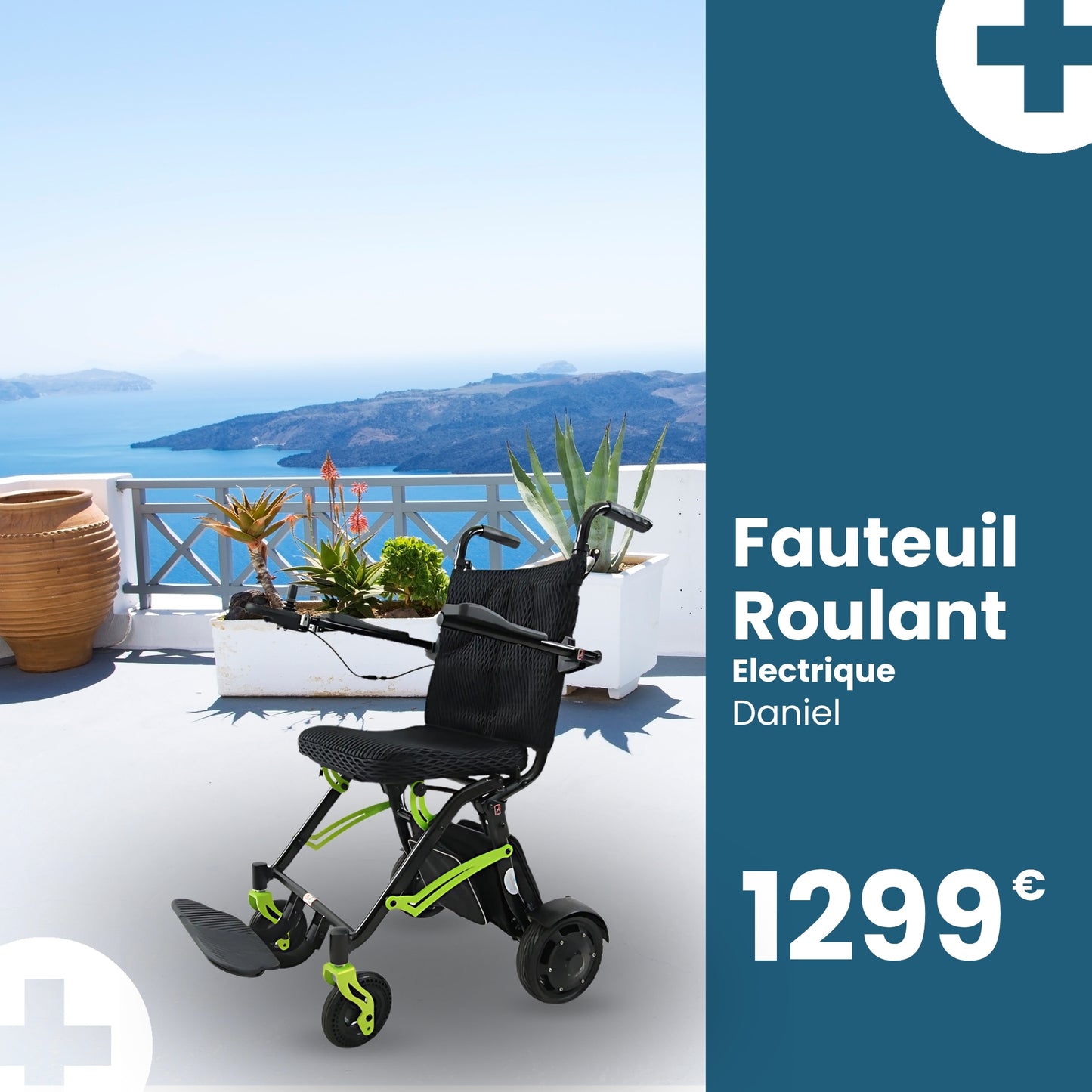 Fauteuil Roulant électrique Pliant Daniel