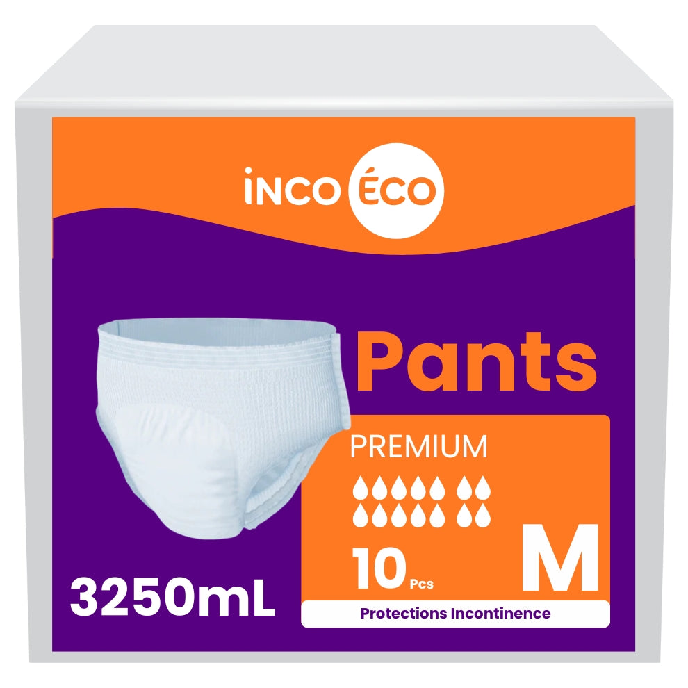 Culotte Ultra Absorbante - Pants Premium - 3250 mL - Taille M - IncoEco
