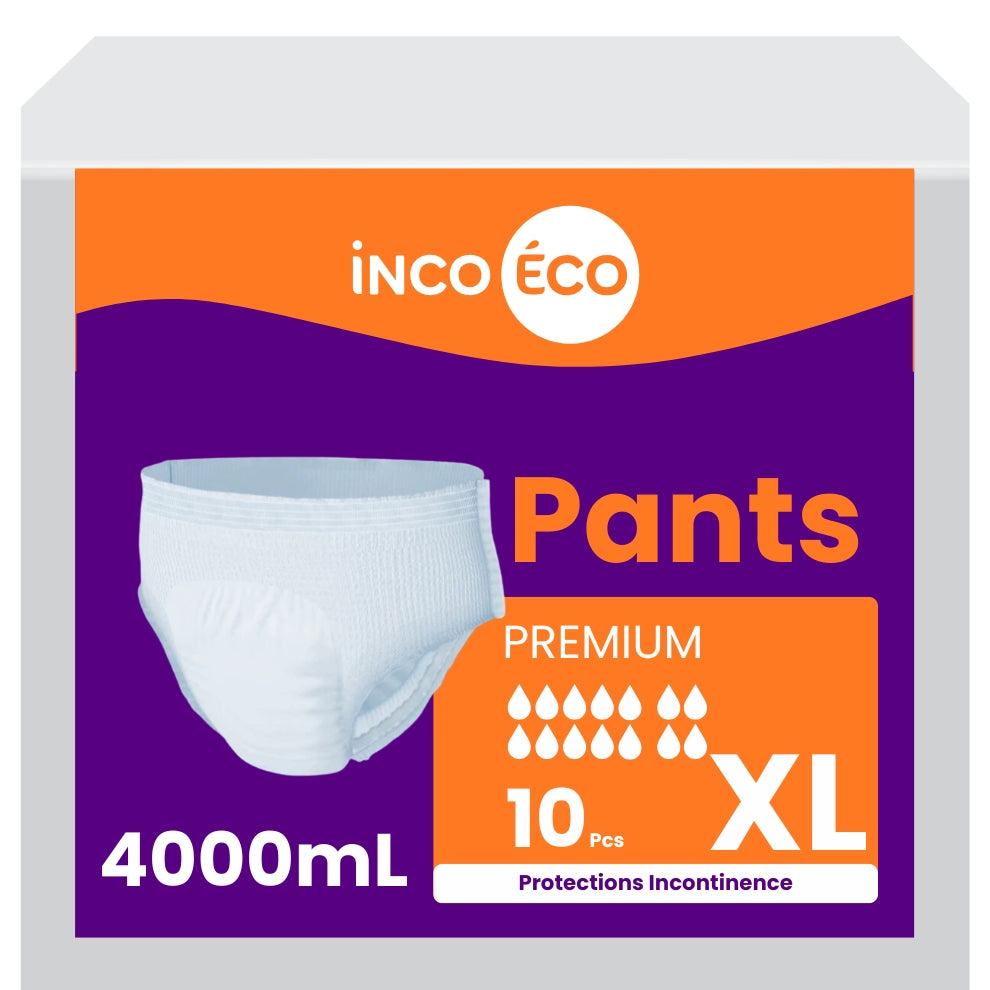 Culotte Ultra Absorbante - Pants Premium - 4000 mL - Taille XL - IncoEco