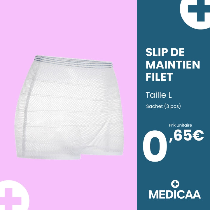 Slip de Maintien Taille L Filet – MEDICAA - Main Image