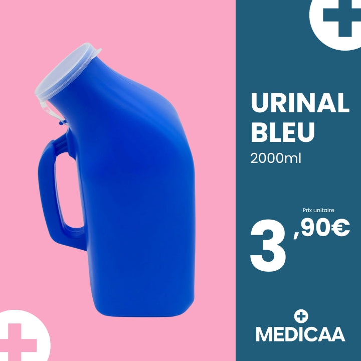 Pistolet Urinal Homme Bleu 2000ml