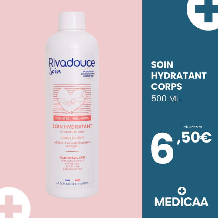 Medicaa soin hydratant pour le corps 500 ml rivadouce