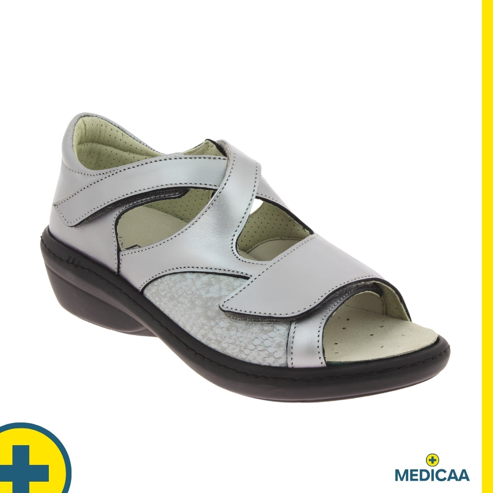 Sandales Orthopédiques Davina - Femme - Argent
