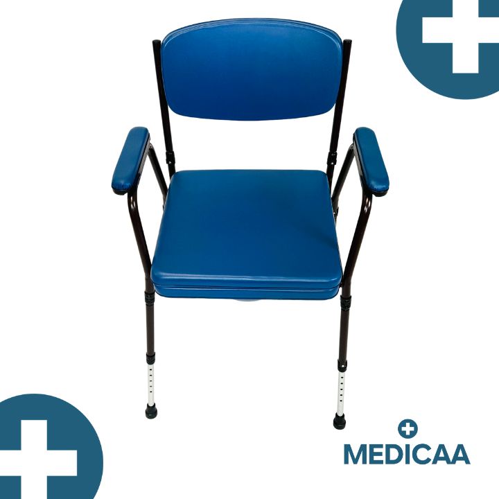 Chaise percée avec pieds réglables en hauteur Erika