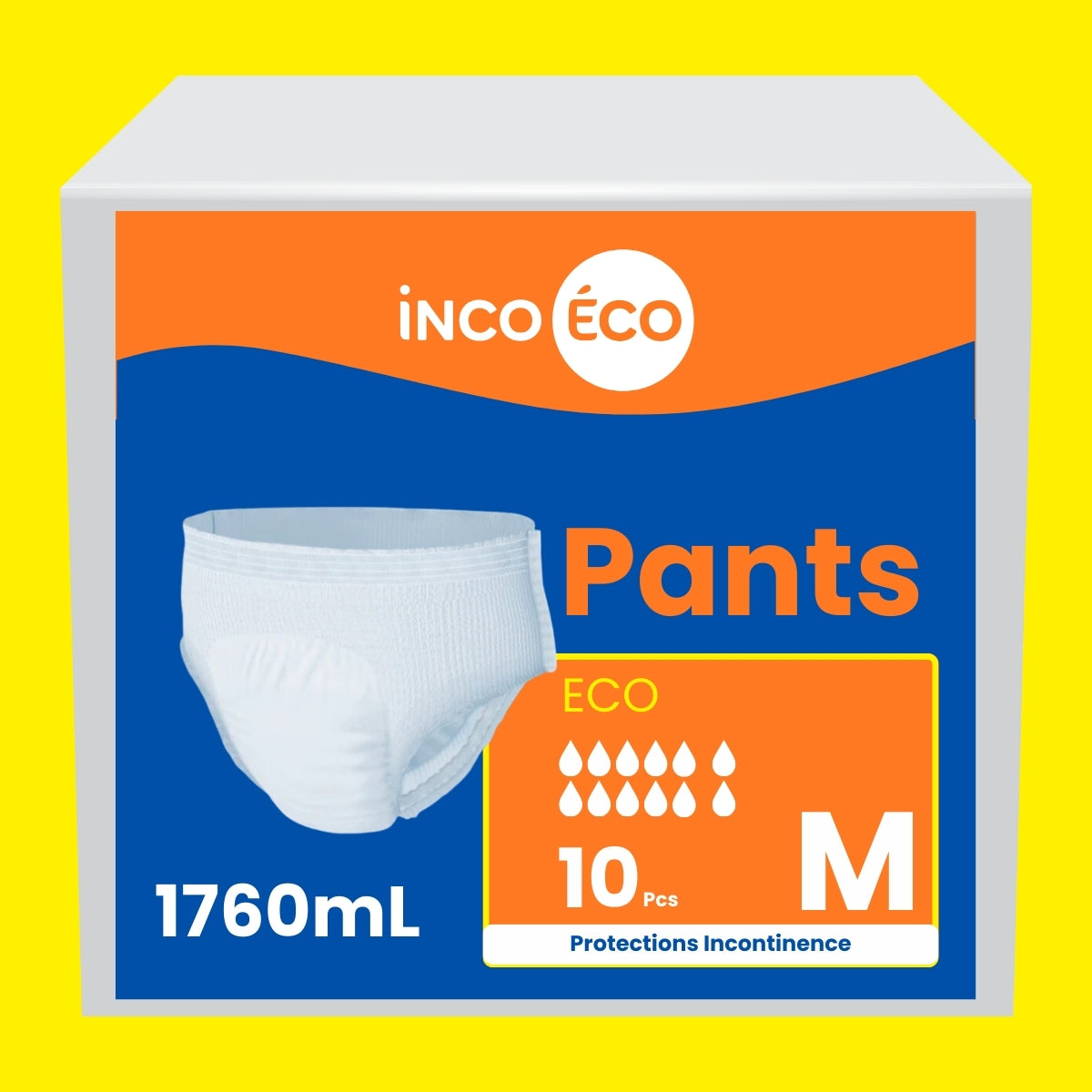 Culotte Ultra Absorbante - Pants Eco - 1760 mL - Taille M - IncoEco