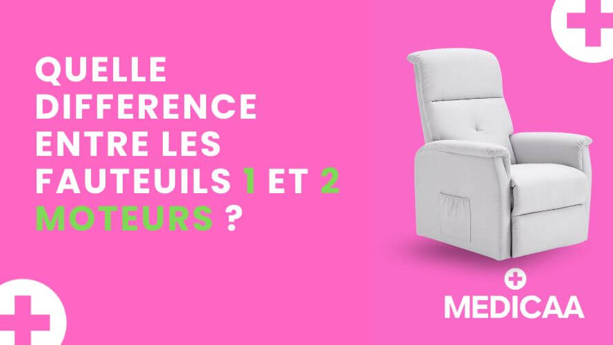 Quelle différence entre les fauteuils releveur 1 et 2 moteurs ?