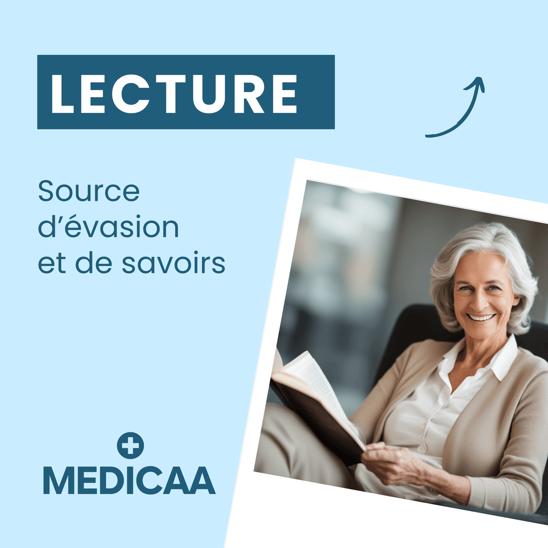 Lecture - Source d'evasion et de savoirs pour les séniors