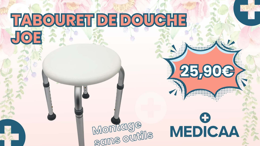 💦 Nouveau Tabouret de Douche Joe : Sécurité et Confort à Prix Doux ! 💦