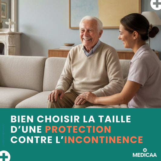 Bien choisir la taille d’une protection contre l’incontinence